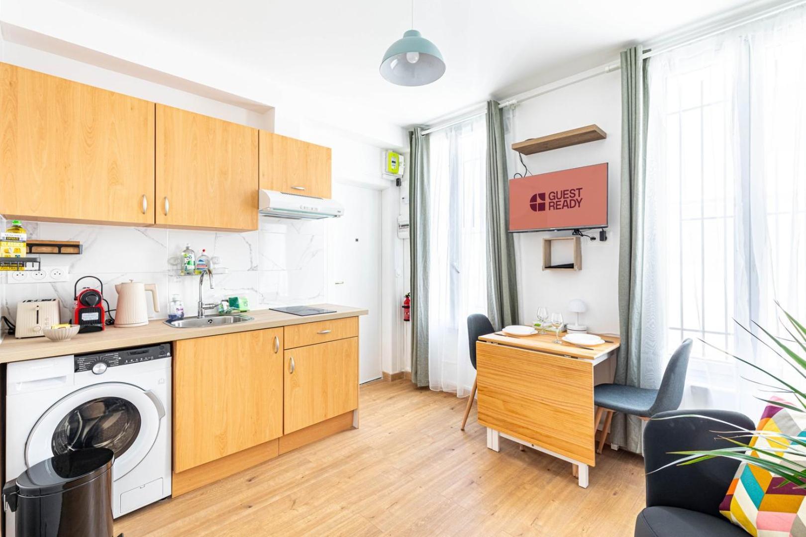 Guestready - Stylish Escape In Folie-mericourt Apartment Paris